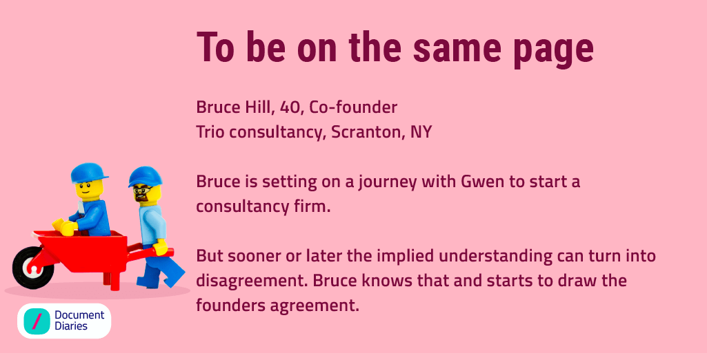 Drafting a founder's agreement document is a must for every business