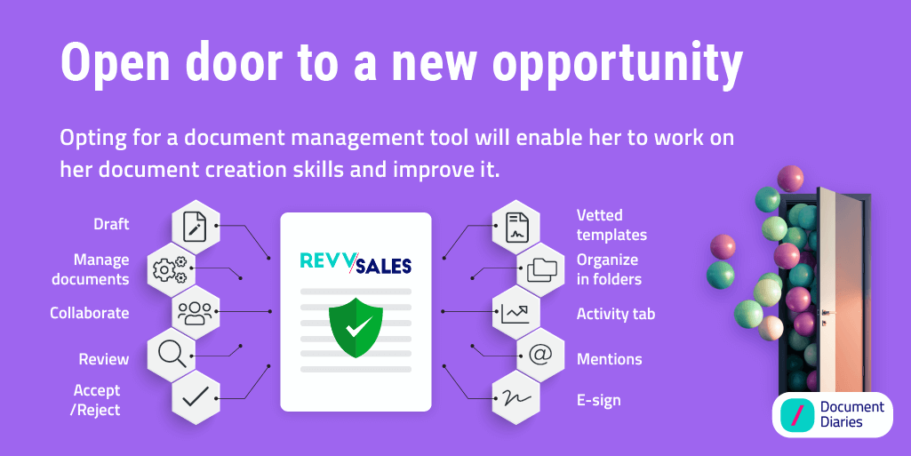 RevvSales - a document management softwarre comes with exclusive features to create & manage documents with ease