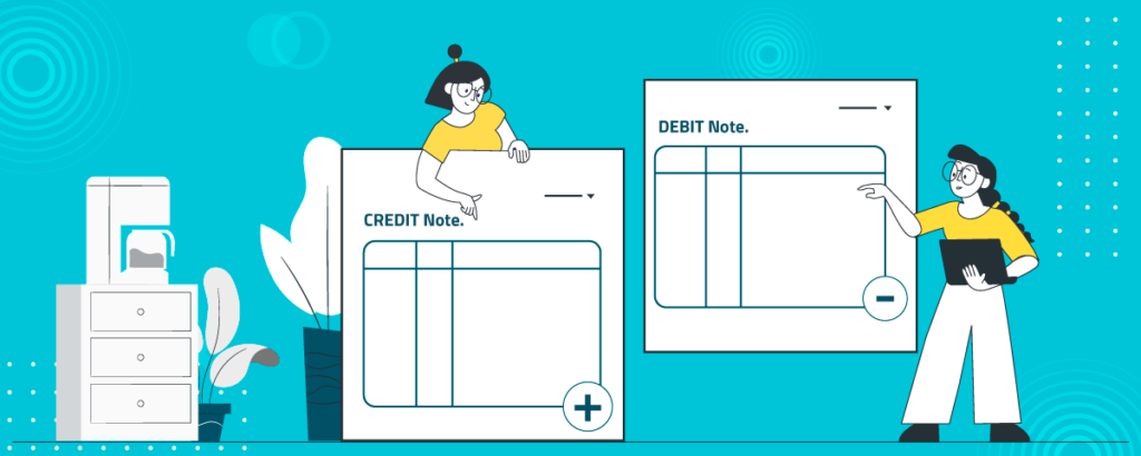 Get the Credit Note and Debit Note Template frem document management software