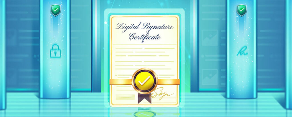 Know more about a digital signature certifacte and how to use it when required.