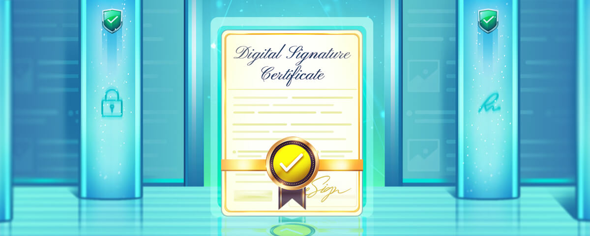 Know more about a digital signature certifacte and how to use it when required.