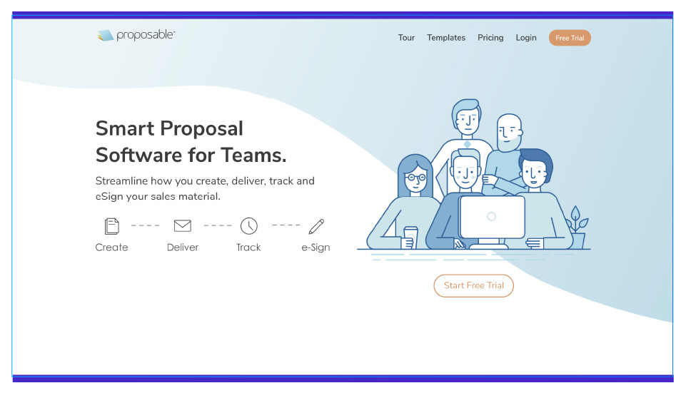 Create and deliver sales proposals in minutes with Proposify