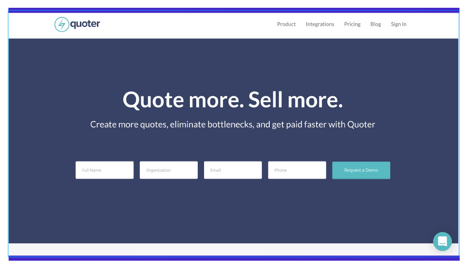 Let Quoter take care of your quote and email tracking