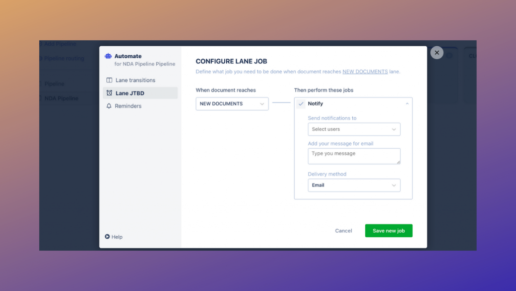 Implement a better digital document workflow to your business processes by configuring Lane Jobs in Revv