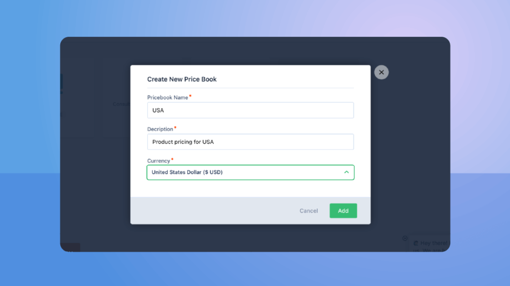 Generate accurate pricing using ‘Price Book’ feature of Revv’s Configure, Price, Quote (CPQ) software.