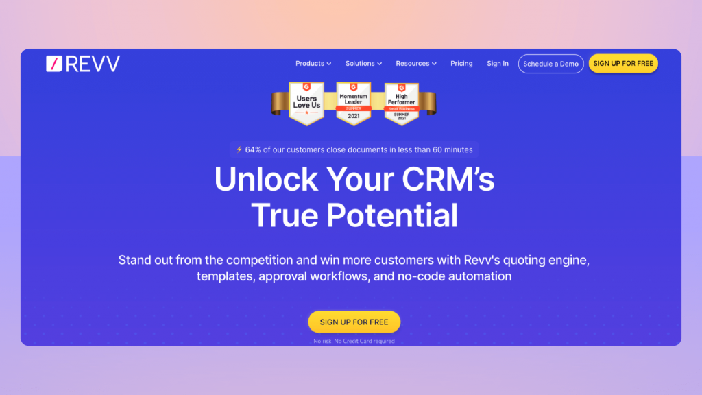 Learn why Revv is the best HubSpot CPQ (part of HubSpot CRM) alternative