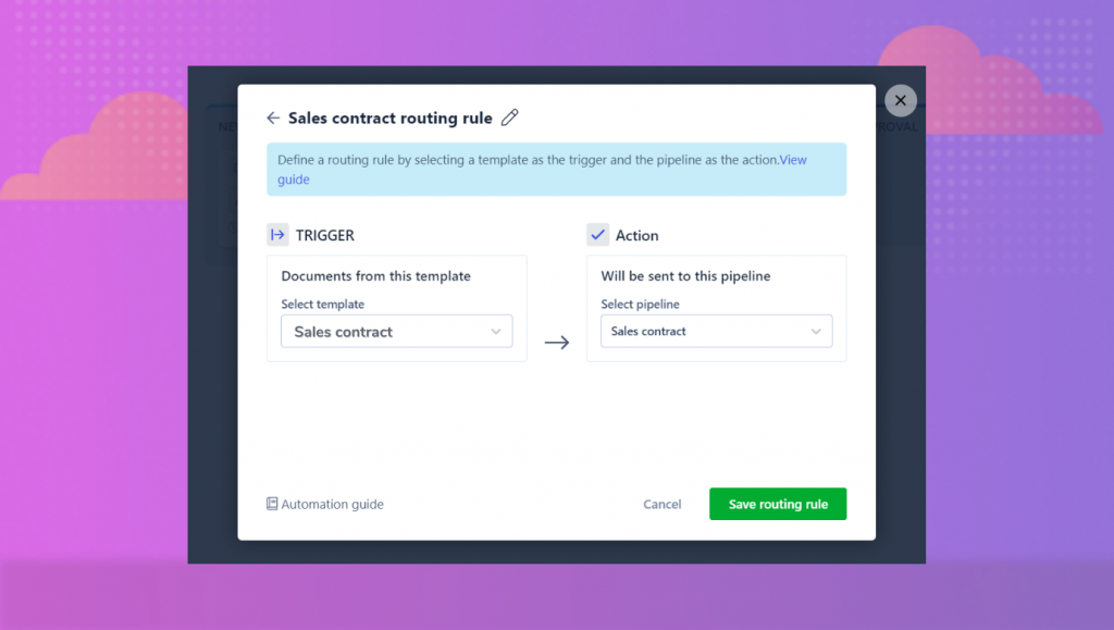 Pipeline Routing feature