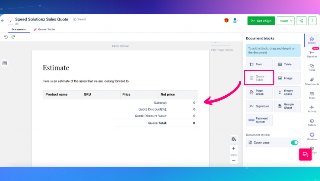 Add complex products in a click using Revv's quote tables and help sales teams in your company impress customers