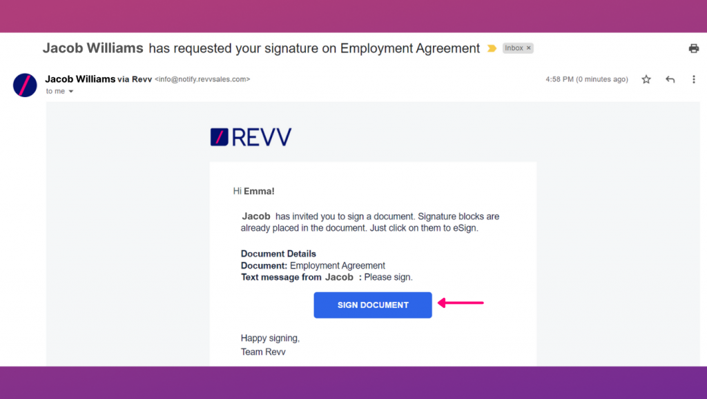 The contract manager can impress the leadership by sending notifications to negotiate