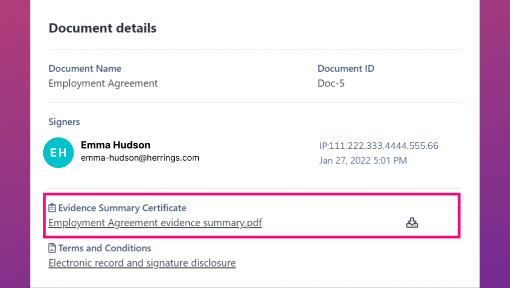 The contract manager can use the legal evidence summary to abide by the law and save the project & the organization