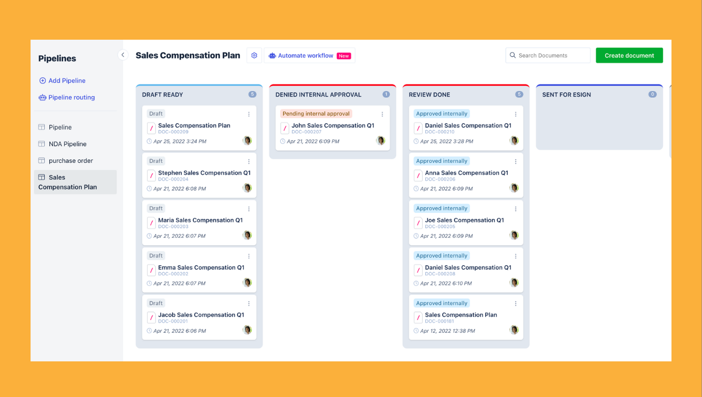 Sales Compensation Plan Template