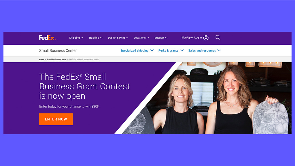 FedEx launched the Small Business Grant Contest in 2012 as a grant program to recognize and award small businesses in the United States with grants to help improve their businesses