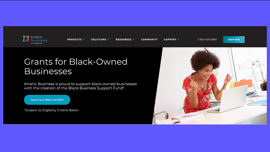 The Kinetic Black Business Support Fund is a grant program offered by Arkansas-based Kinetic Business