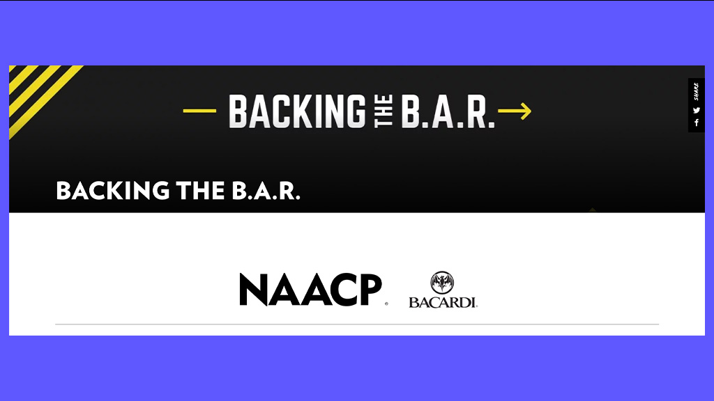 National Association for the Advancement of Colored People's (NAACP) Backing the B.A.R provides business funding to businesses in the hospitality industry